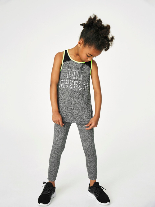 Легинсы спортивные для девочки Next 649-284, Темно-серый