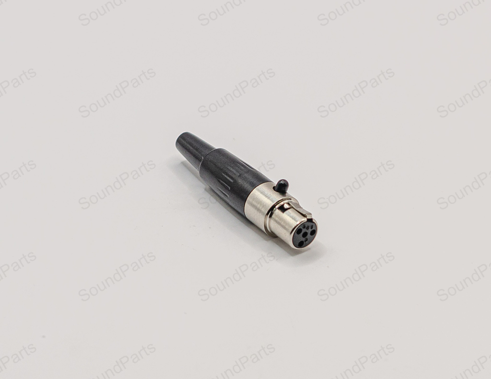 Разъем mini XLR 4 Pin c кнопкой + разъем мама для пайки