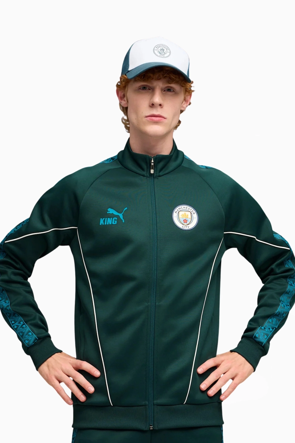 Кофта Puma Manchester City 25/26 KING Anthem - зеленый