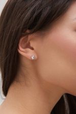 Серьги Crystal Square с горным хрусталем