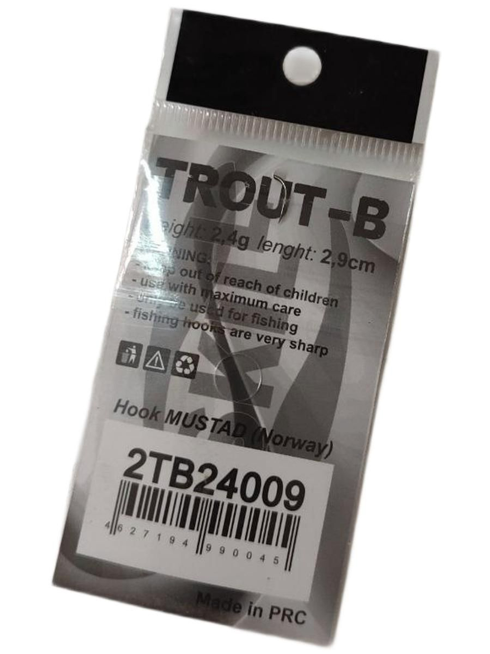 Блесна SKILL TROUT-B 2.4 г. цв 09 2TB24009