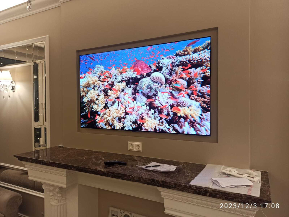 Установка телевизора