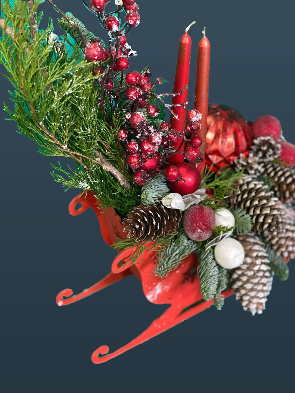 Сани снеговика