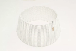 Корзина под елку Премиум Царская лоза 87*65*29 см., разборная, белый, ЕлкиТорг (87-220)