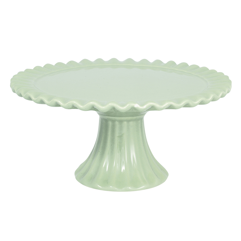 Подставка для торта Elwin dusty green, 20 см