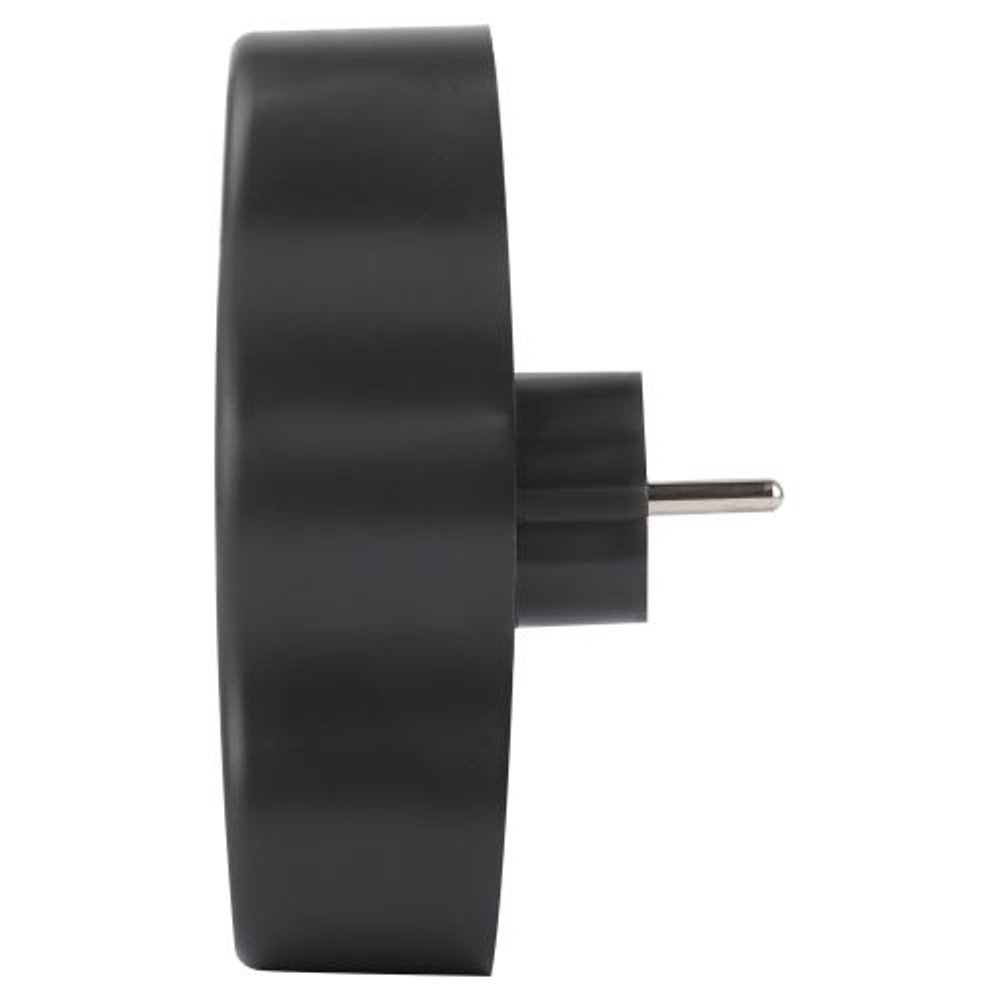 Разветвитель электрический SPx-3e-B на 3 розетки с заземл. 16А черн. Эра Б0059723