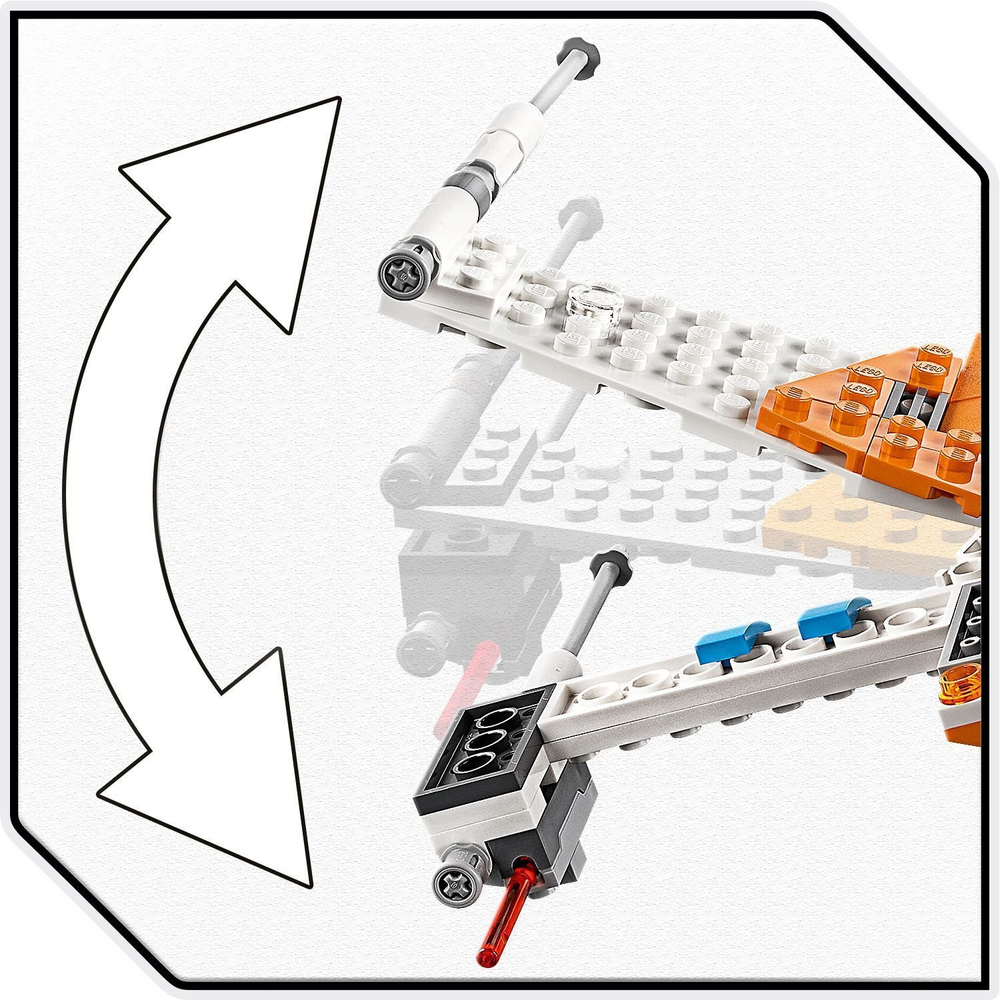 LEGO Star Wars: Истребитель типа Х По Дамерона 75273 — Poe Dameron's X-wing Fighter — Лего Звездные войны Стар Ворз