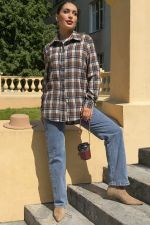 Рубашка Денни (коричневая) Б14144-7М LT Collection