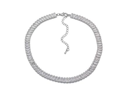 Колье-чокер со стразами 6,7мм (уценка)