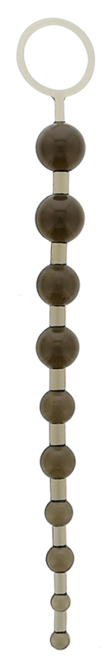 Дымчатая анальная цепочка - 26,7 см.