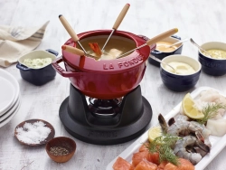 STAUB Набор для фондю 18 см красный