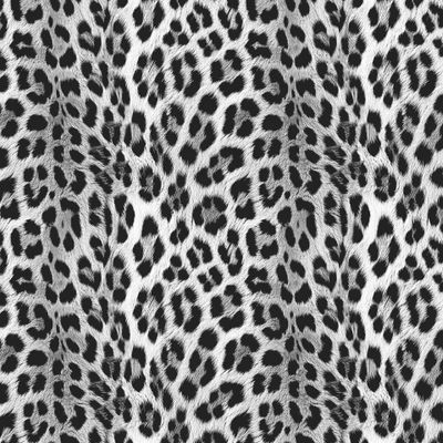 Черно-белый абстрактный леопардовый узор