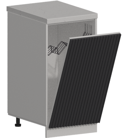 Кухня Модуль ШНВ 450 Белый / Лайт Грей