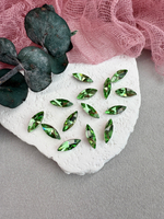 Наветт Navette 15*7 мм, Peridot