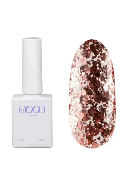 Гель-лак MOODNAIL Just shine Gold Rose, 10г