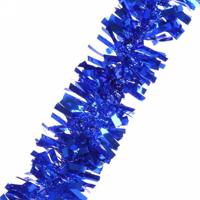 Мишура 2м 7см «Золотые блики», Синий