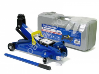 Домкрат гидравлический подкатной  2,0т h=130-345мм МаякАвто в кейсе 1621