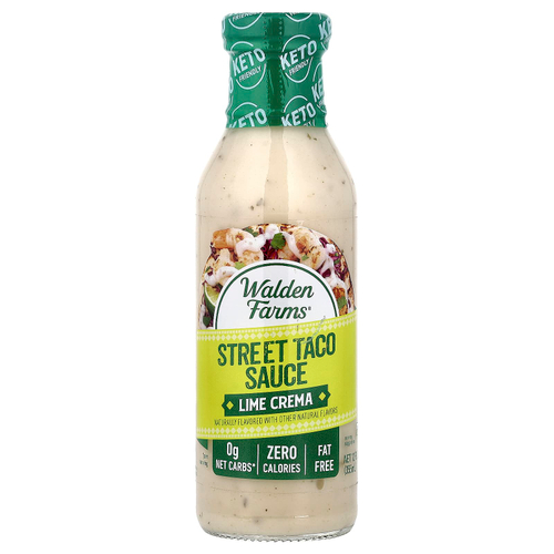 Walden Farms, Соус Street Taco, лаймовый крем, 355 мл (12 жидк. унц.)