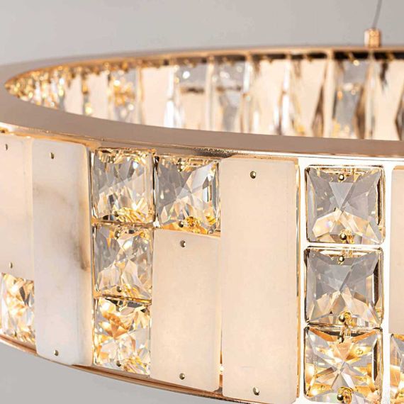 Подвесная светодиодная люстра Modelux Premium ML.6985.800.600P GD