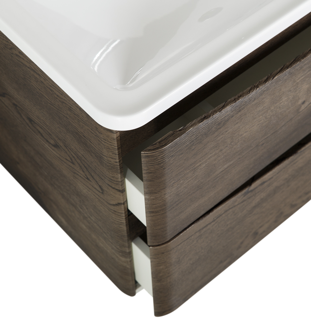 Мебель для ванной комнаты подвесная BelBagno ACQUA-1000-2C-SO-RNG 100 см Rovere Nature Grigio