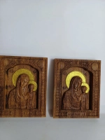 Освященная Икона Казанской Божией Матери 19x23.8см дуб - Кб