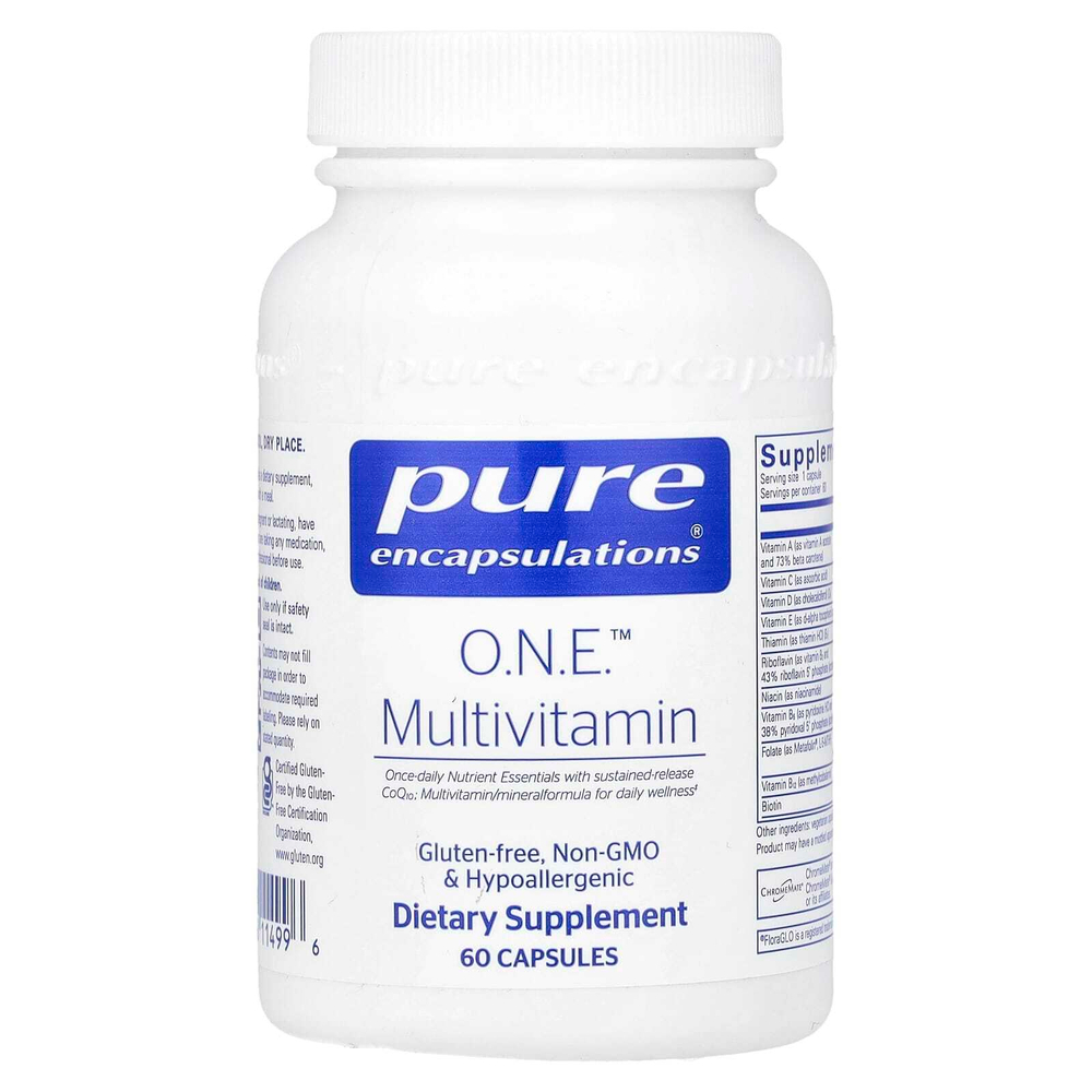 Pure Encapsulations, ONE ™, мультивитамины, 60 капсул