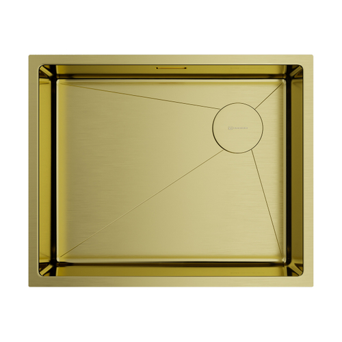 кухонная мойка Omoikiri Taki 54-U/IF Side SF-LG нерж. сталь/светлое золото