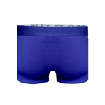 Синие хлопковые трусы-боксеры с надписью на резинке крупными буквами (Размер: XL) (Цвет: синий)