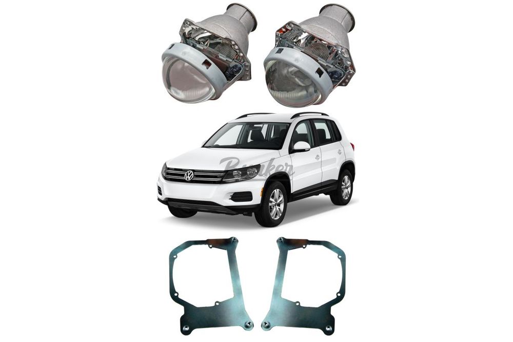 Готовый комплект для замены штатных линз Volkswagen Tiguan I рестайлинг 2011-2016