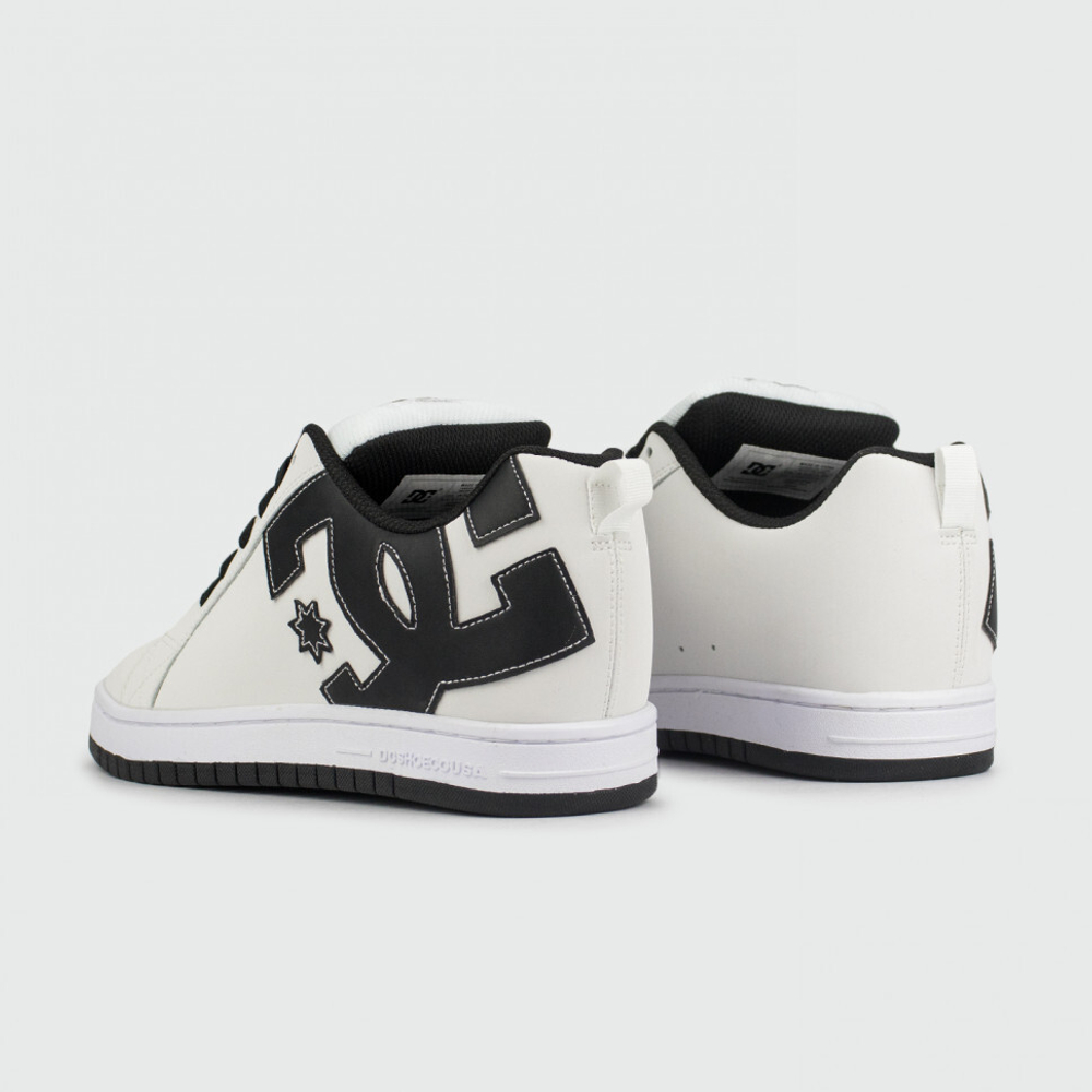 кеды DC Shoes Court Graffik White / Black Logo