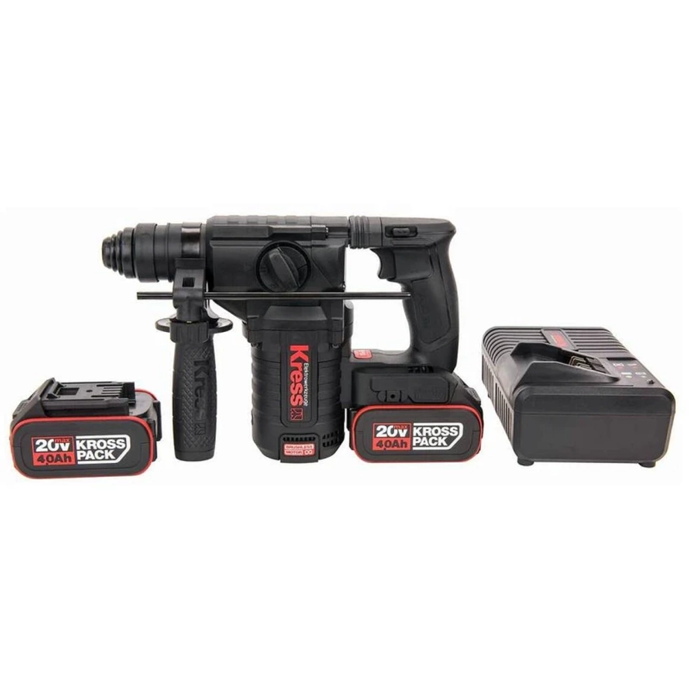 Kress KU390.4 перфоратор аккумуляторный бесщеточный (2 x 4 Ач, ЗУ)