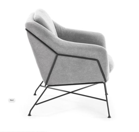 Кресло Brida светло-серое Испания Lа Forma