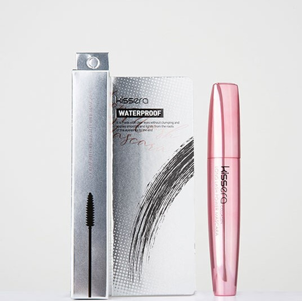 Kissera Waterproof Collagen Long Lash Mascara Водостойкая тушь с коллагеном, 12мл