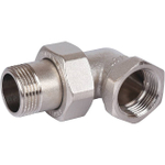 Разъемное соединение (американка) угловое STOUT - 3/4" (ВР/НР, никелированное, уплотнение o-ring)