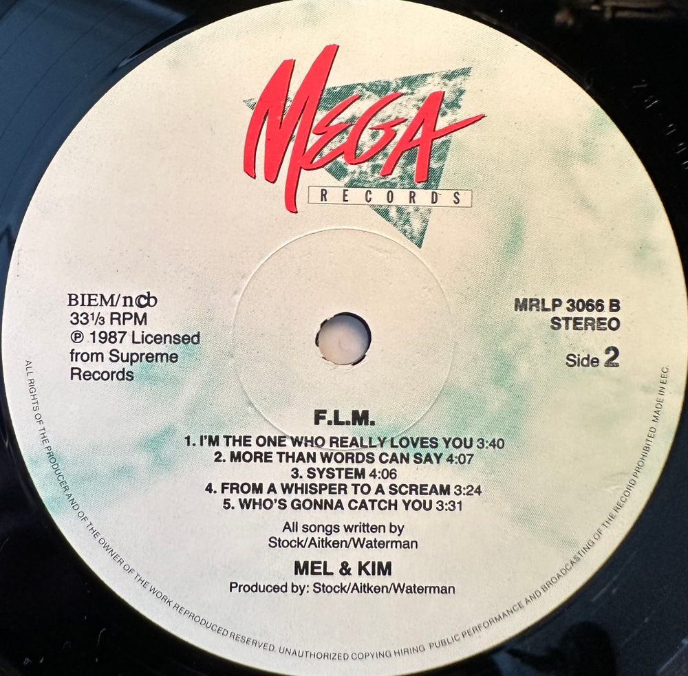Mel & Kim - F.L.M. (Скандинавия 1987г.)