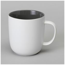 КРУЖКА BRONCO "VELOUR" 400 МЛ ТЕМНО-СЕРАЯ (МАЛ=4ШТ/КОР=24ШТ.)