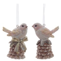 GAEM Изделие декоративное подвесное "Птичка", L5,5 W4 H7 см, 2в.
