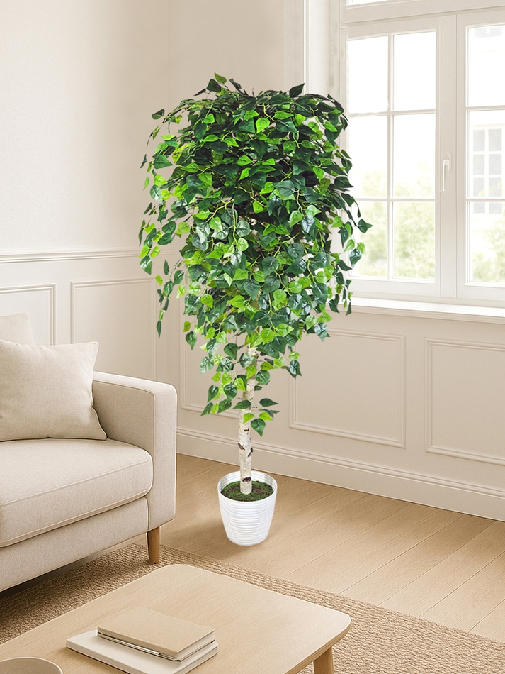 Дерево искусственное Береза 150см в кашпо