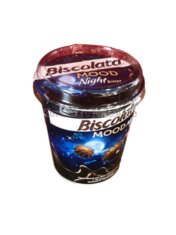 Печенье Biscolata Mood BITTER с черным шоколадом 115 гр