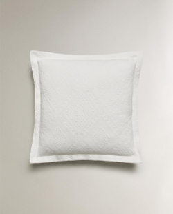 Zara Home наволочка декоративная из хлопка, белый, 50x50 см · 6191/007