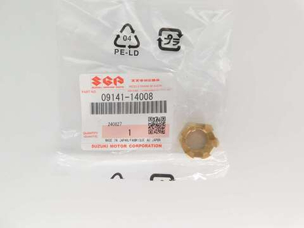 Гайка гребного винта Suzuki DF20 DF25 DF30 DT20 DT25 DT30 09141-14008-000