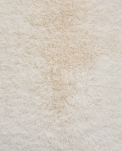 ZARA HOME НАВОЛОЧКА ДЛЯ ДЕКОРАТИВНОЙ ПОДУШКИ ИЗ ИСКУССТВЕННОЙ ШЕРСТИ, ЖЕЛТОВАТО-БЕЛЫЙ