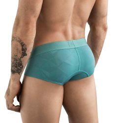 Мужские трусы брифы зеленые Clever SAPPHIRE BRIEF 177610