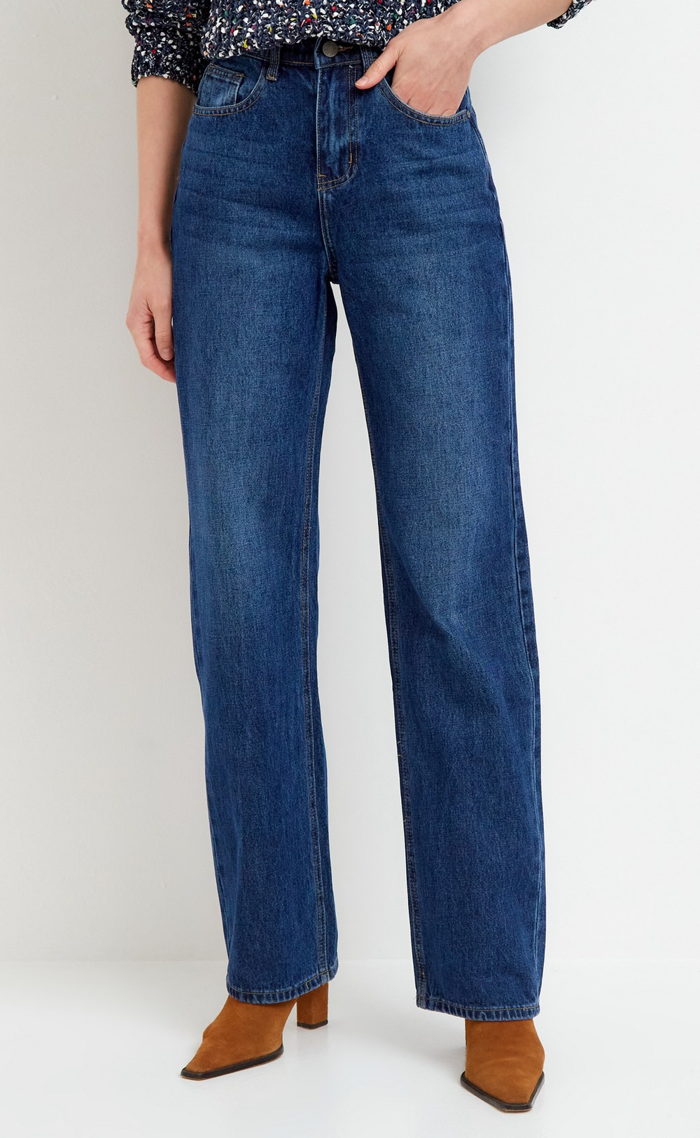 Джинсы F022-0152Rus d.blue (28)