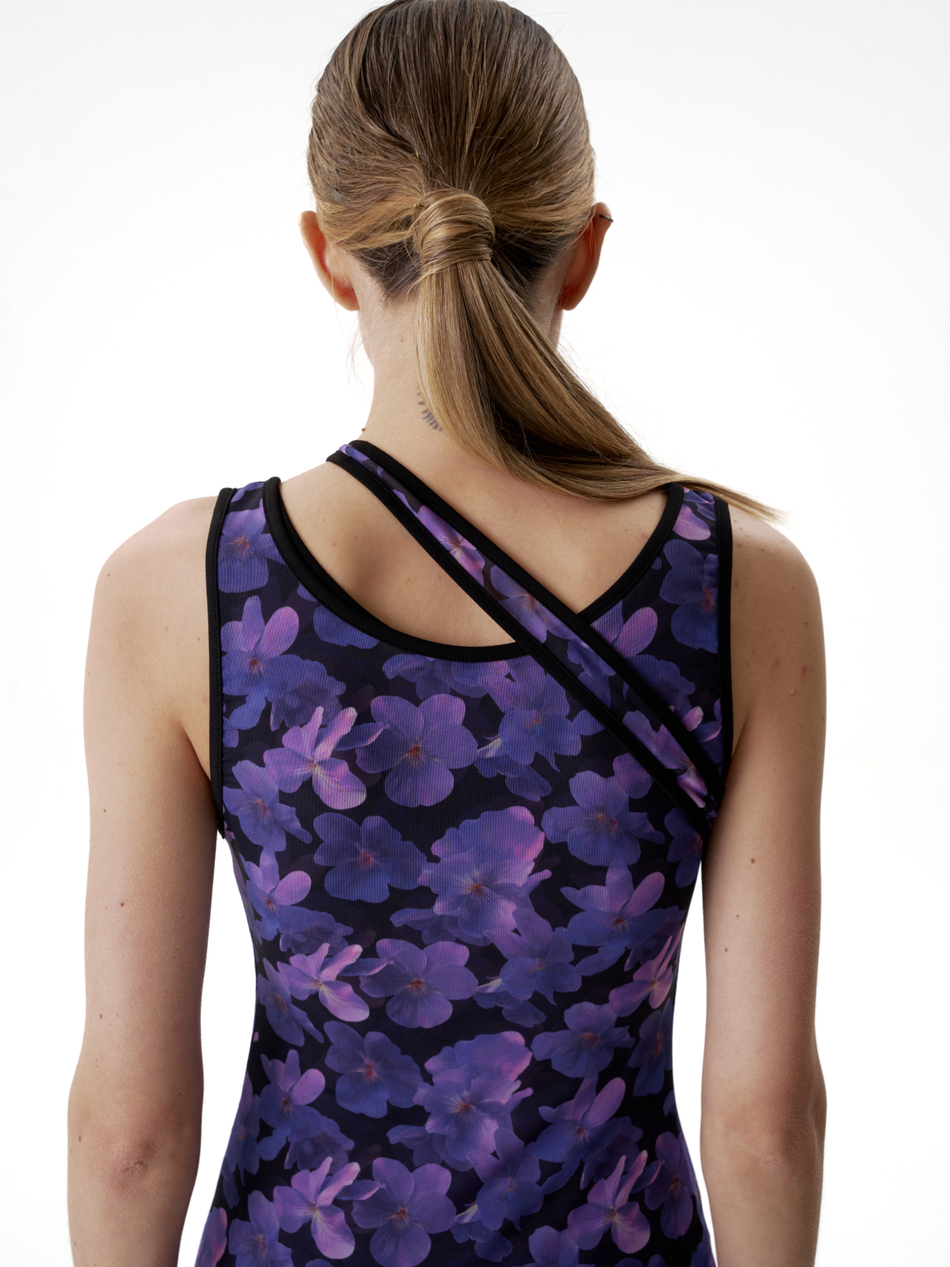 Асимметричное платье "Violet"