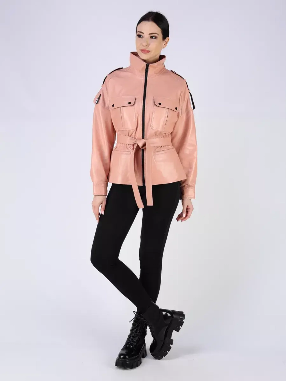 Кожаная куртка демисезонная Турция