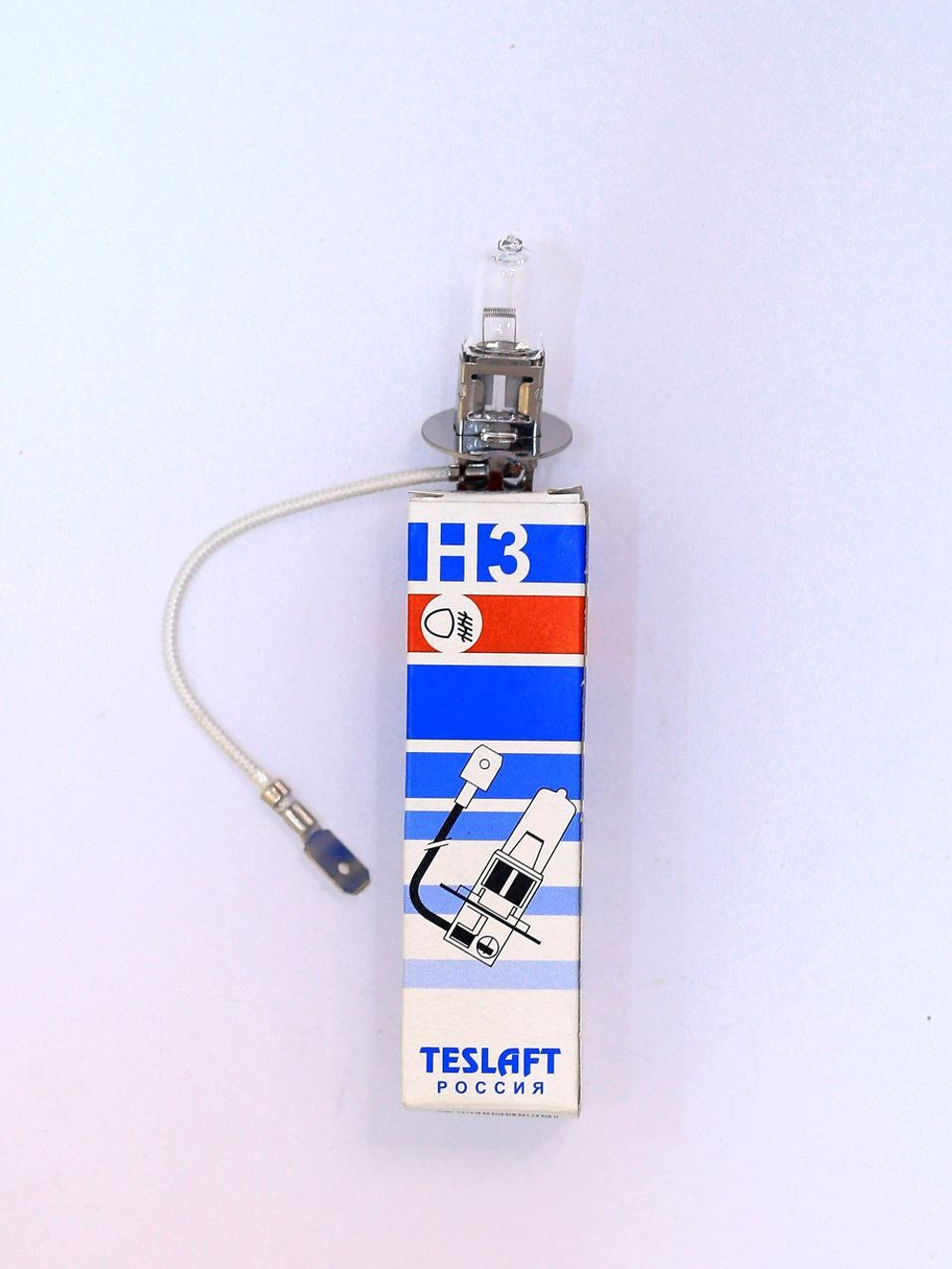 Лампа галогенная Н3 12V 55W "Стандарт" 142714 TESLAFT (1шт)