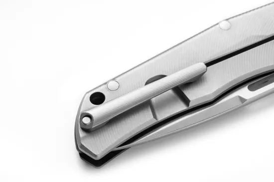 Нож складной Lion Steel Q4ttro Q4 GBK - сталь MagnaCut, рукоять серый титан + G10