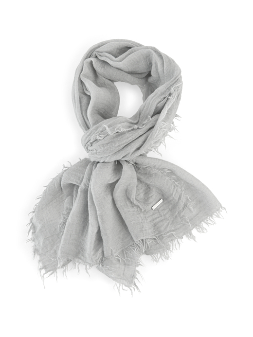 Шарф из модала и шерсти