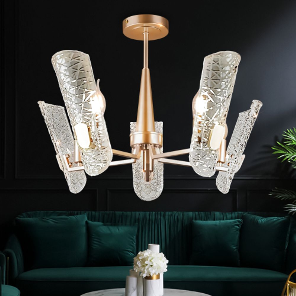 Люстра Rivoli Dolores 4087-305 5 х Е14 40 Вт дизайн | Rivoli